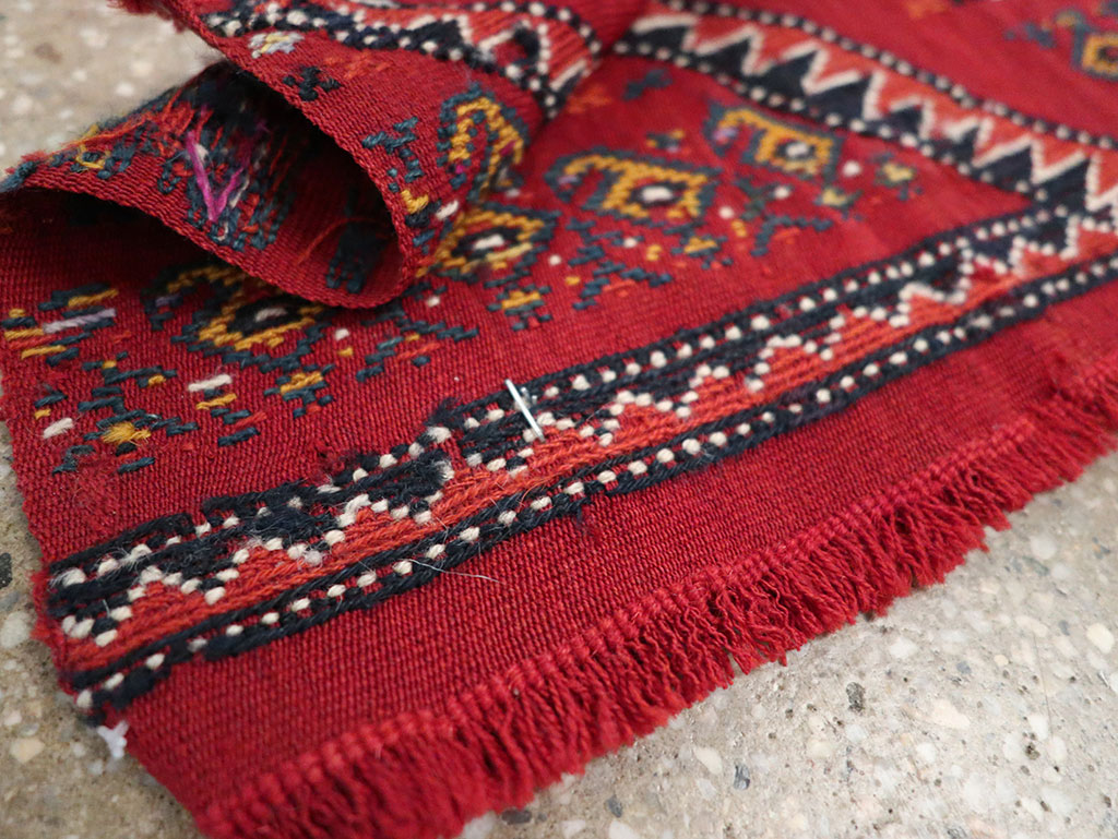 Vintage Persian Qashqai Sampler Rug, No.27351 - Galerie Shabab