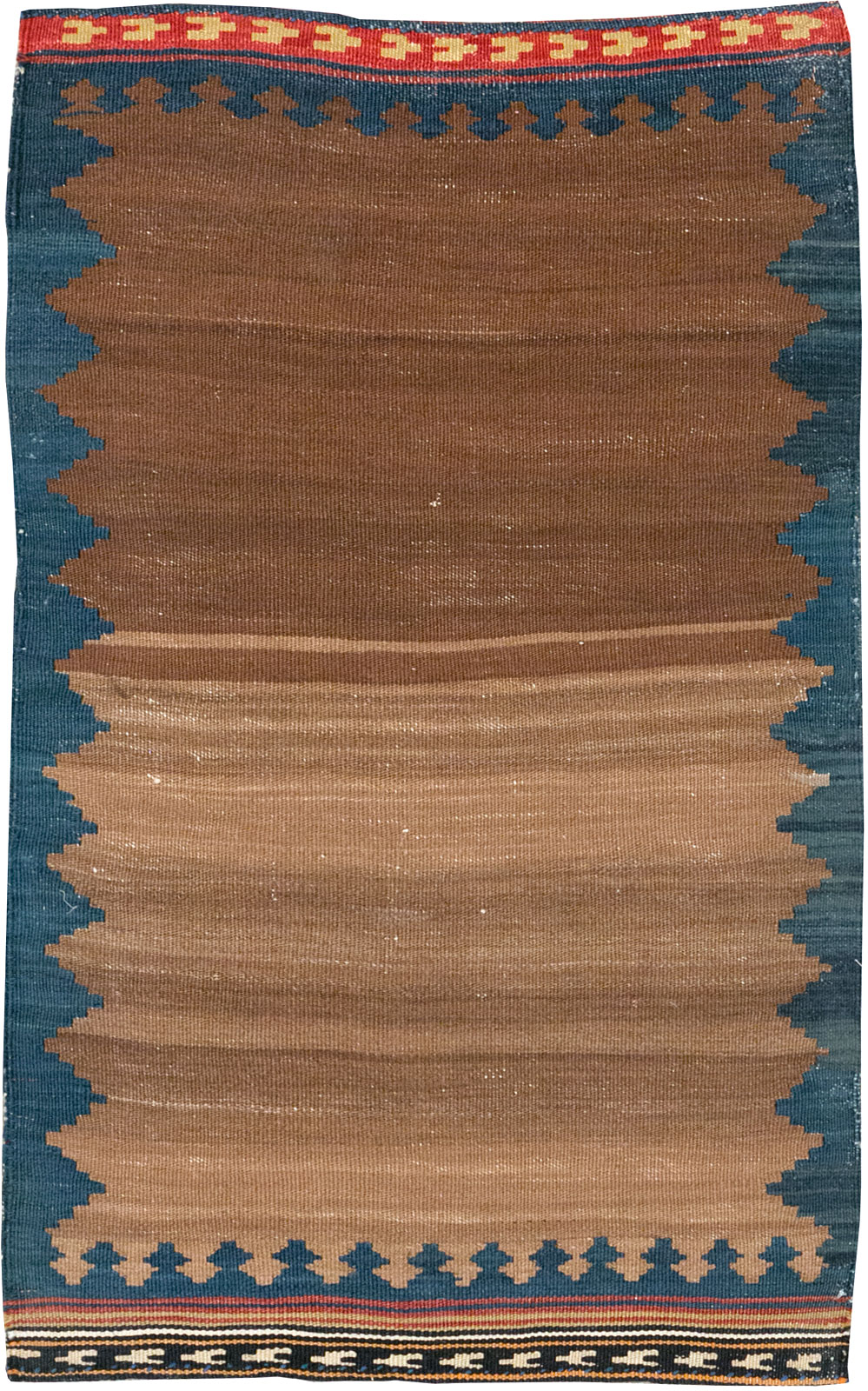 Vintage Persian Kilim Throw Rug, No.27352 - Galerie Shabab