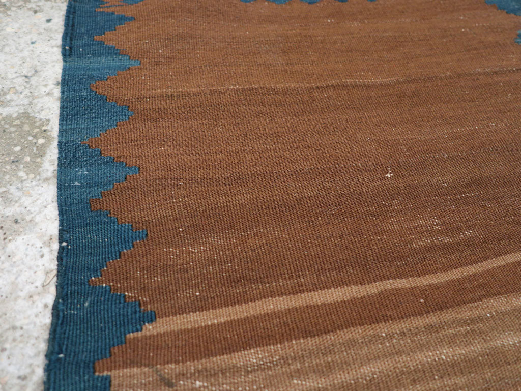 Vintage Persian Kilim Throw Rug, No.27352 - Galerie Shabab