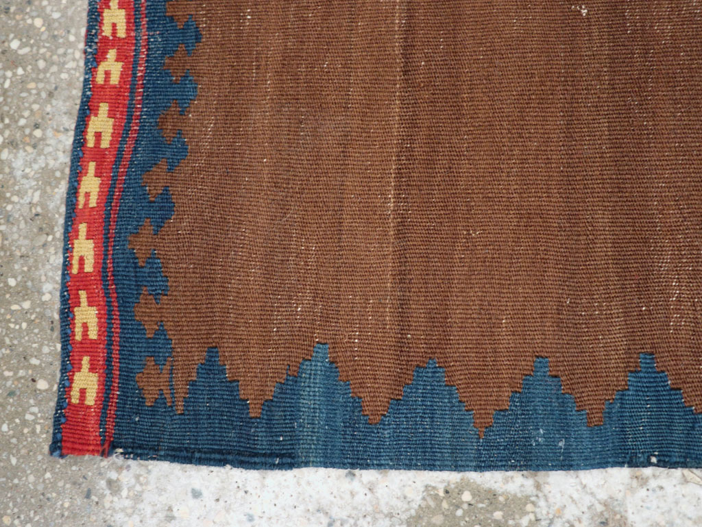 Vintage Persian Kilim Throw Rug, No.27352 - Galerie Shabab