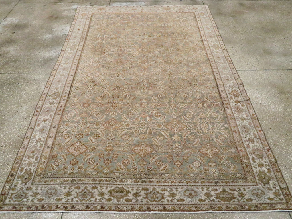 Antique Persian Malayer Accent Carpet, No.27355 - Galerie Shabab
