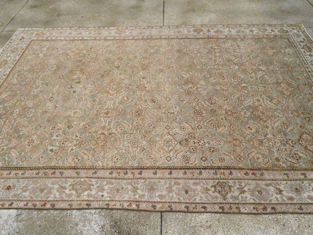 Antique Persian Malayer Accent Carpet, No.27355 - Galerie Shabab