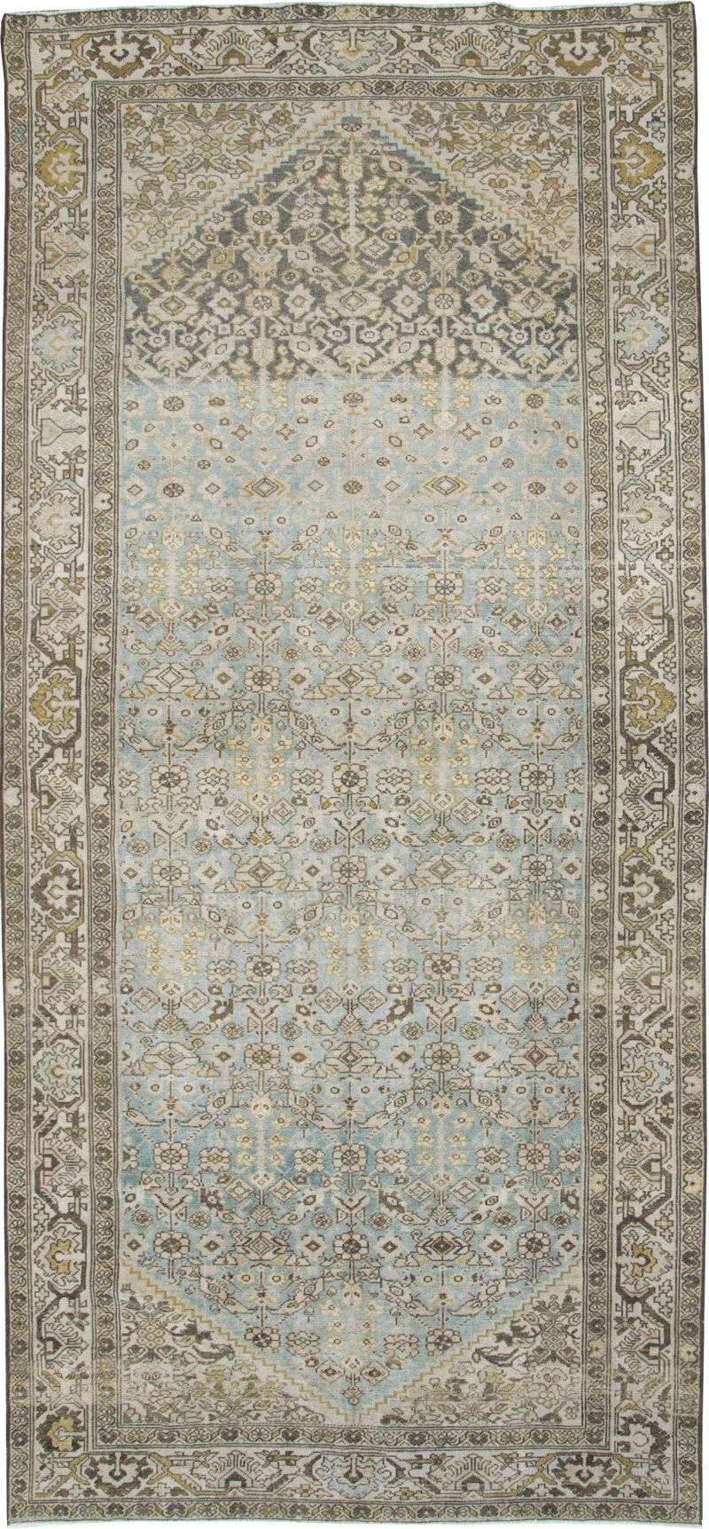 Antique Persian Malayer Gallery Carpet, No.27357 - Galerie Shabab
