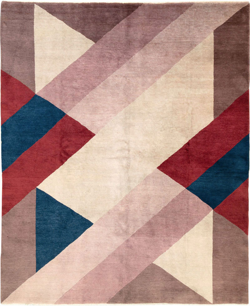 Vintage Chinese Art Deco Rug, No.27360 - Galerie Shabab