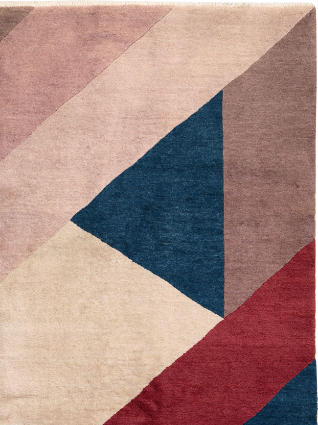 Vintage Chinese Art Deco Rug, No.27360 - Galerie Shabab