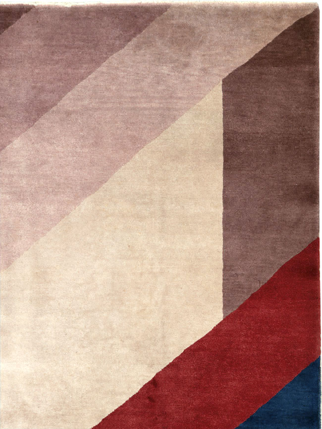 Vintage Chinese Art Deco Rug, No.27360 - Galerie Shabab