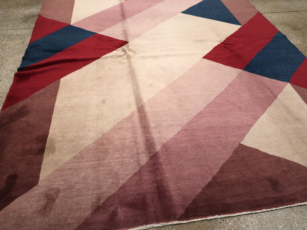 Vintage Chinese Art Deco Rug, No.27360 - Galerie Shabab