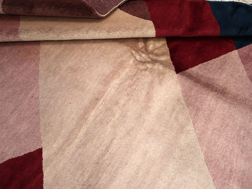 Vintage Chinese Art Deco Rug, No.27360 - Galerie Shabab