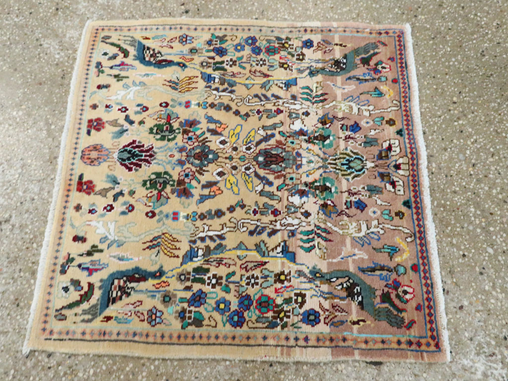 Vintage Persian Tabriz Rug, No.27361 - Galerie Shabab