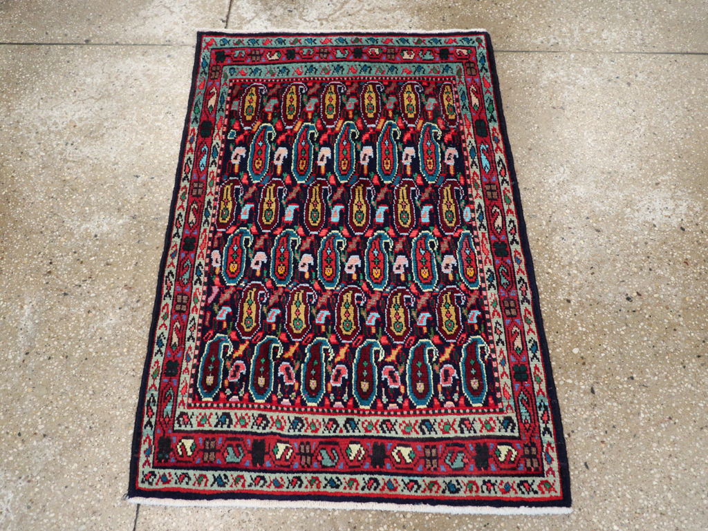 Vintage Persian Hamadan Rug, No.27365 - Galerie Shabab