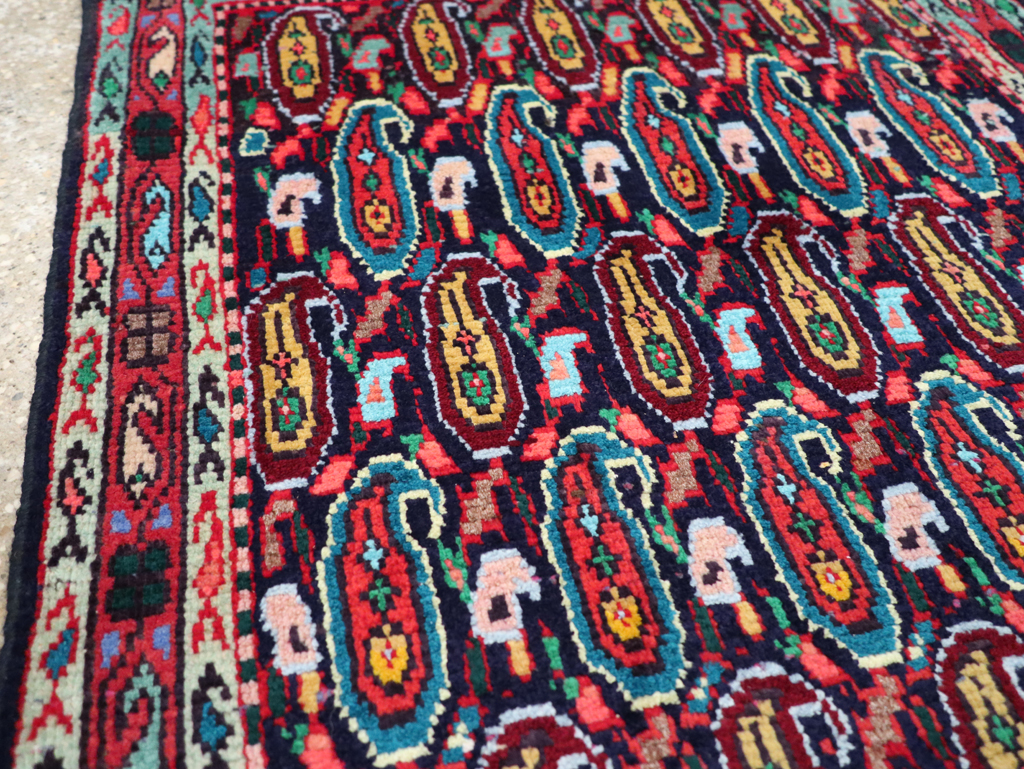 Vintage Persian Hamadan Rug, No.27365 - Galerie Shabab
