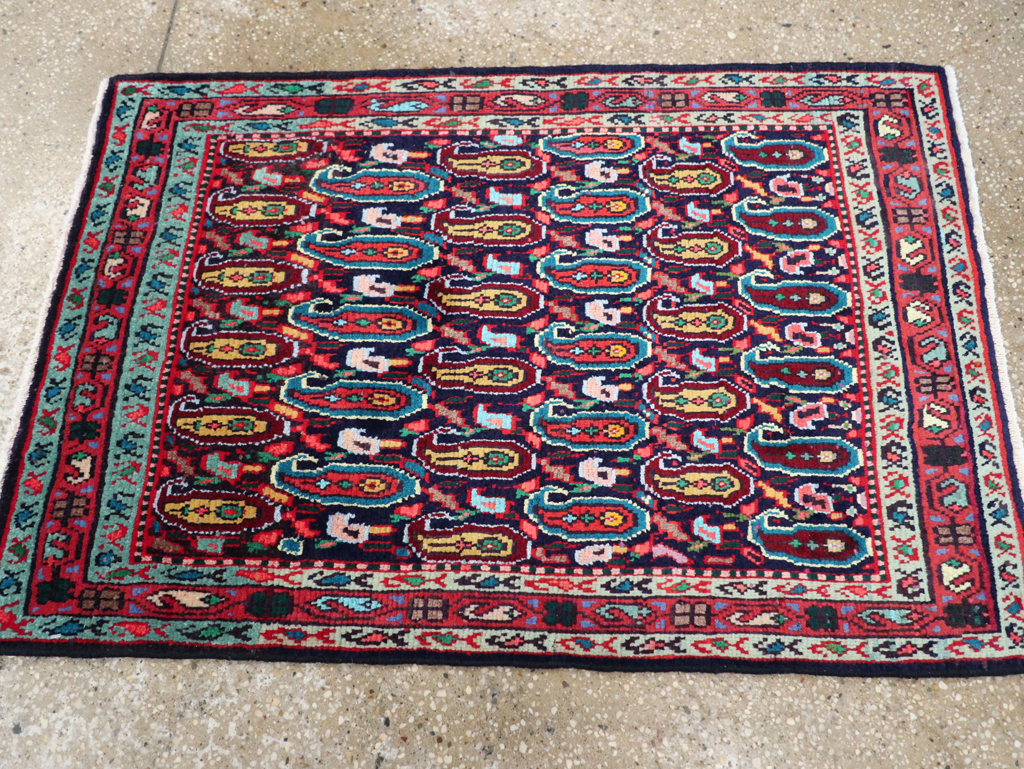 Vintage Persian Hamadan Rug, No.27365 - Galerie Shabab