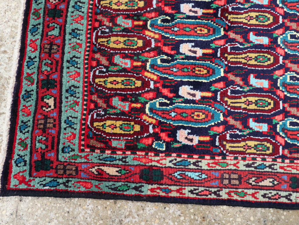Vintage Persian Hamadan Rug, No.27365 - Galerie Shabab