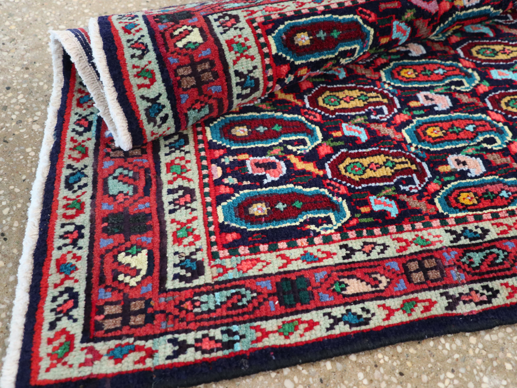 Vintage Persian Hamadan Rug, No.27365 - Galerie Shabab