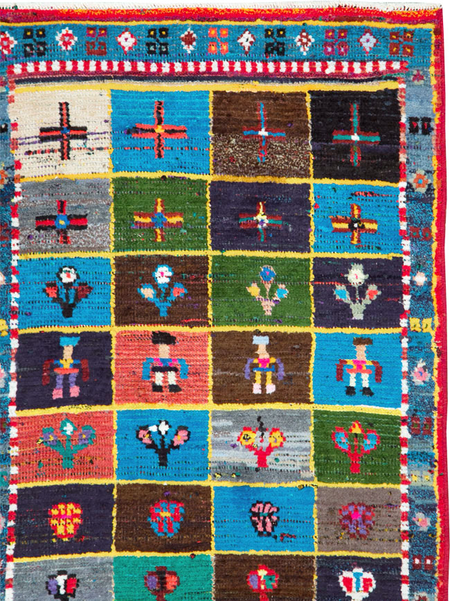 Vintage Persian Malayer Rug, No.27368 - Galerie Shabab