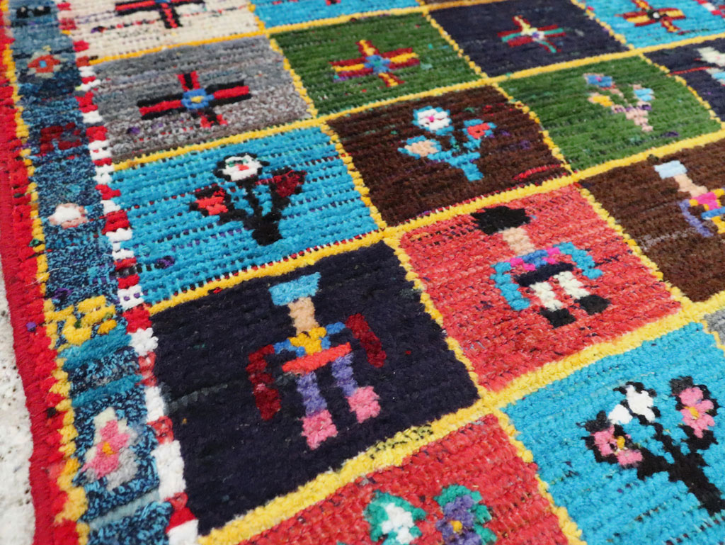 Vintage Persian Malayer Rug, No.27368 - Galerie Shabab