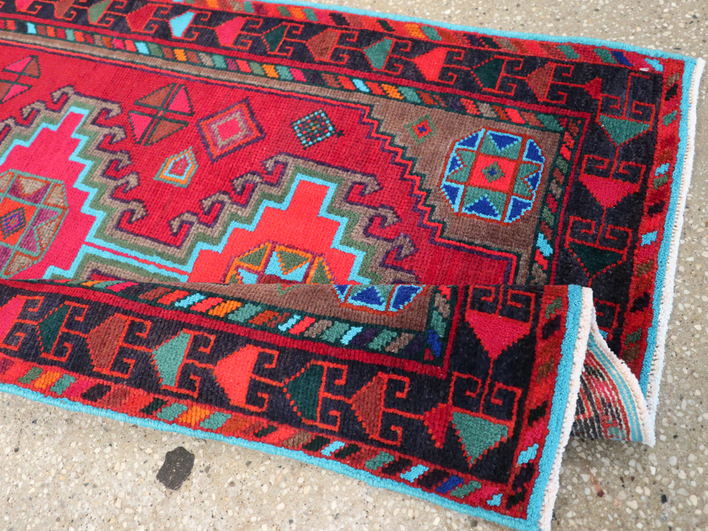 Vintage Persian Hamadan Rug, No.27370 - Galerie Shabab