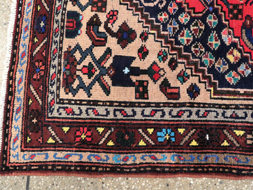 Vintage Persian Hamadan Rug, No.27371 - Galerie Shabab