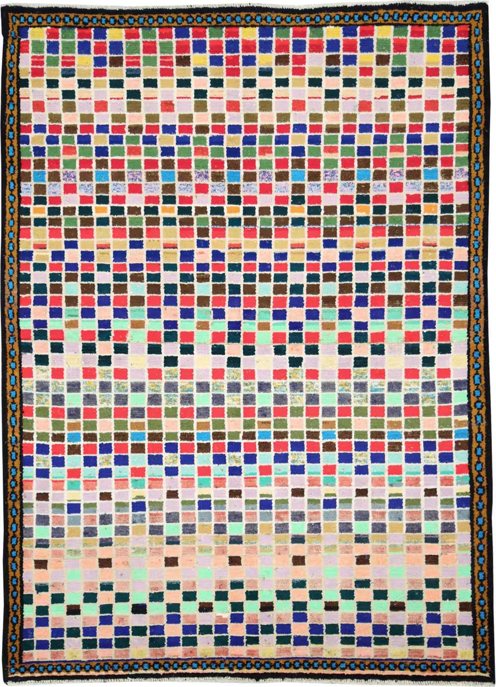Vintage Persian Mahal Rug, No.27372 - Galerie Shabab