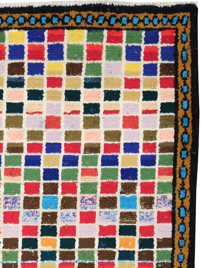 Vintage Persian Mahal Rug, No.27372 - Galerie Shabab