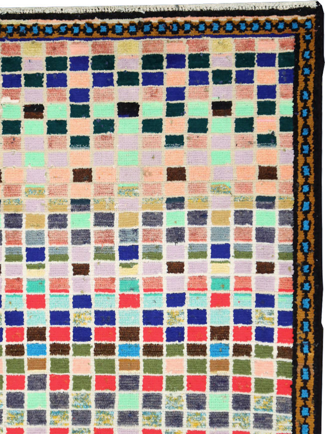 Vintage Persian Mahal Rug, No.27372 - Galerie Shabab