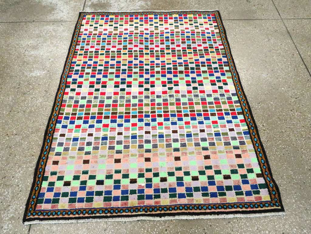 Vintage Persian Mahal Rug, No.27372 - Galerie Shabab