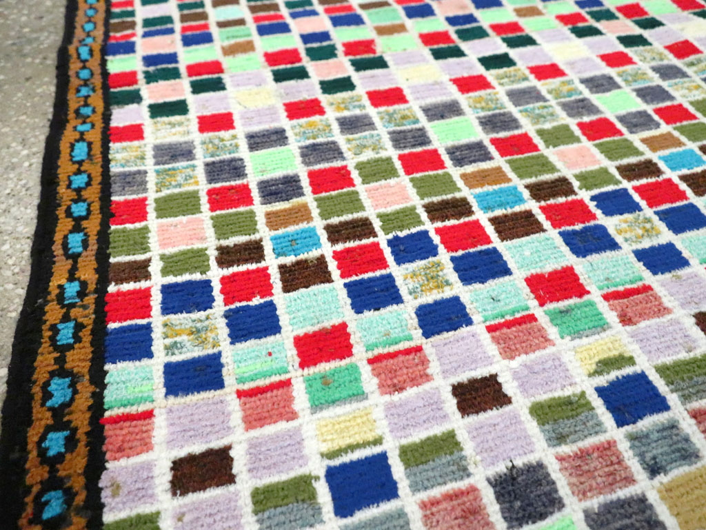 Vintage Persian Mahal Rug, No.27372 - Galerie Shabab