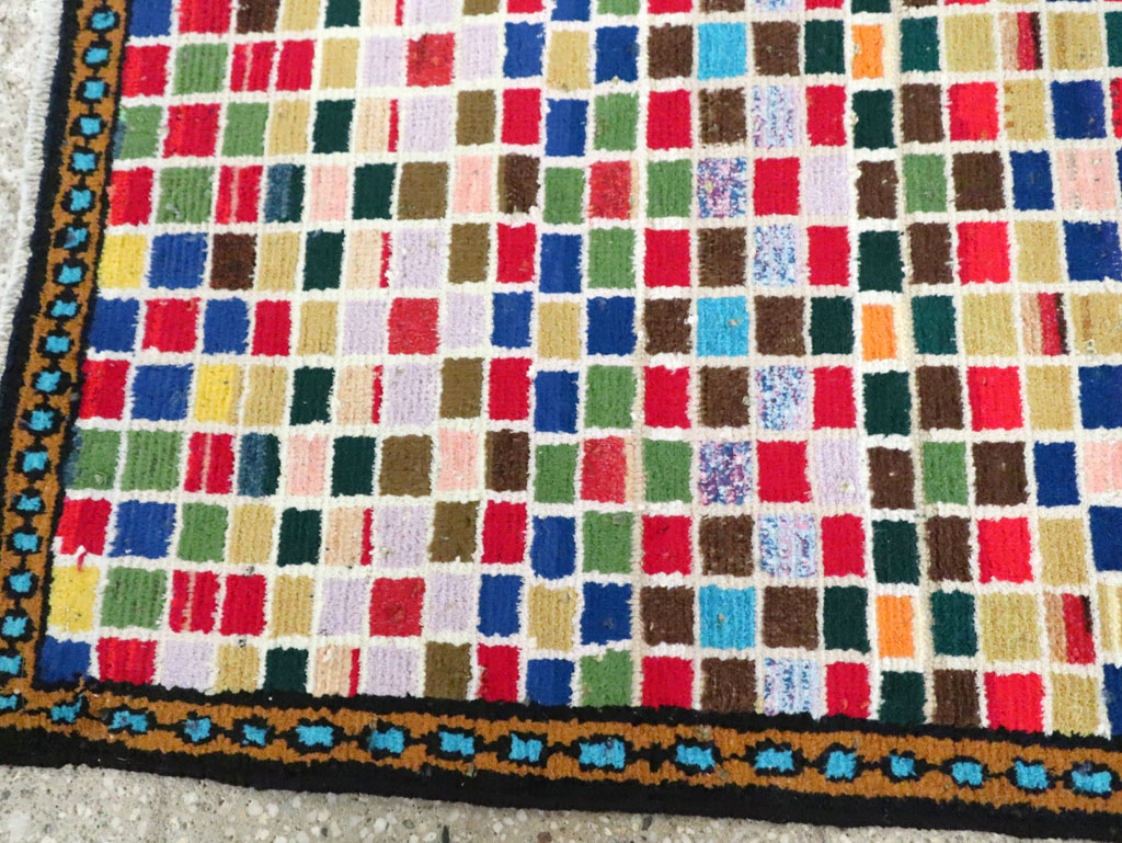 Vintage Persian Mahal Rug, No.27372 - Galerie Shabab