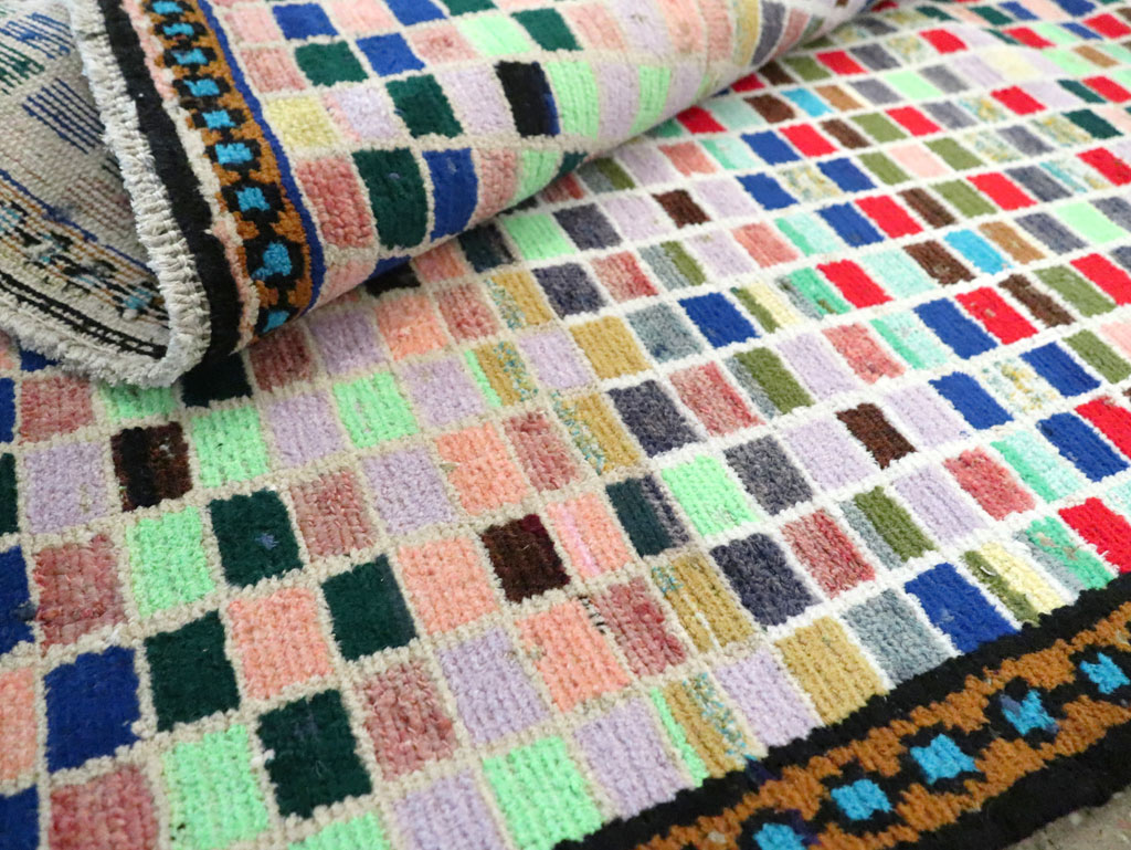 Vintage Persian Mahal Rug, No.27372 - Galerie Shabab