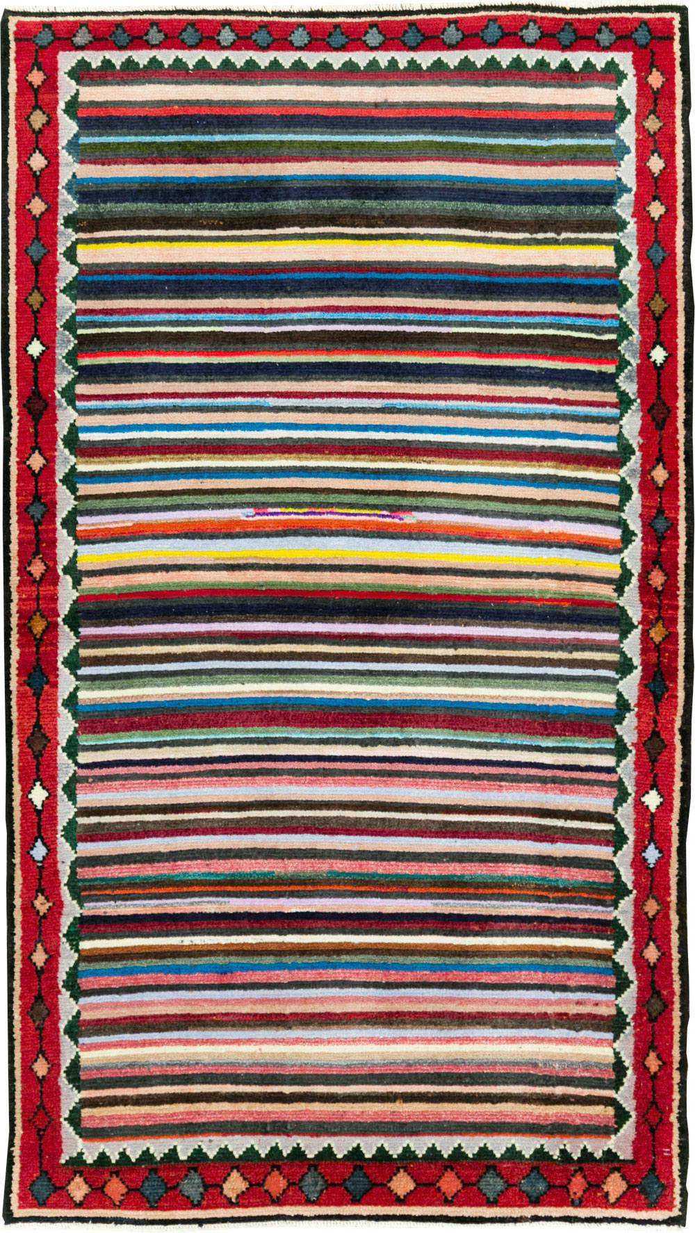 Vintage Persian Hamadan Rug, No.27374 - Galerie Shabab