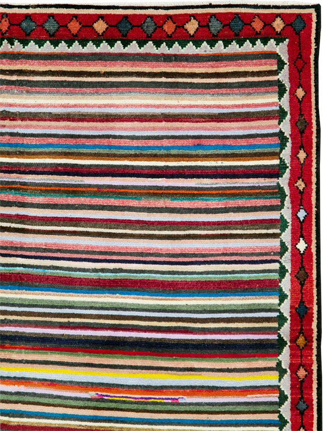 Vintage Persian Hamadan Rug, No.27374 - Galerie Shabab