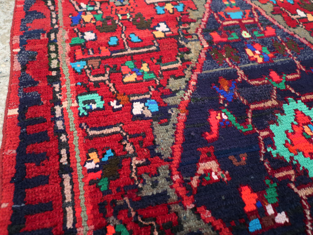 Vintage Persian Hamadan Rug, No.27375 - Galerie Shabab
