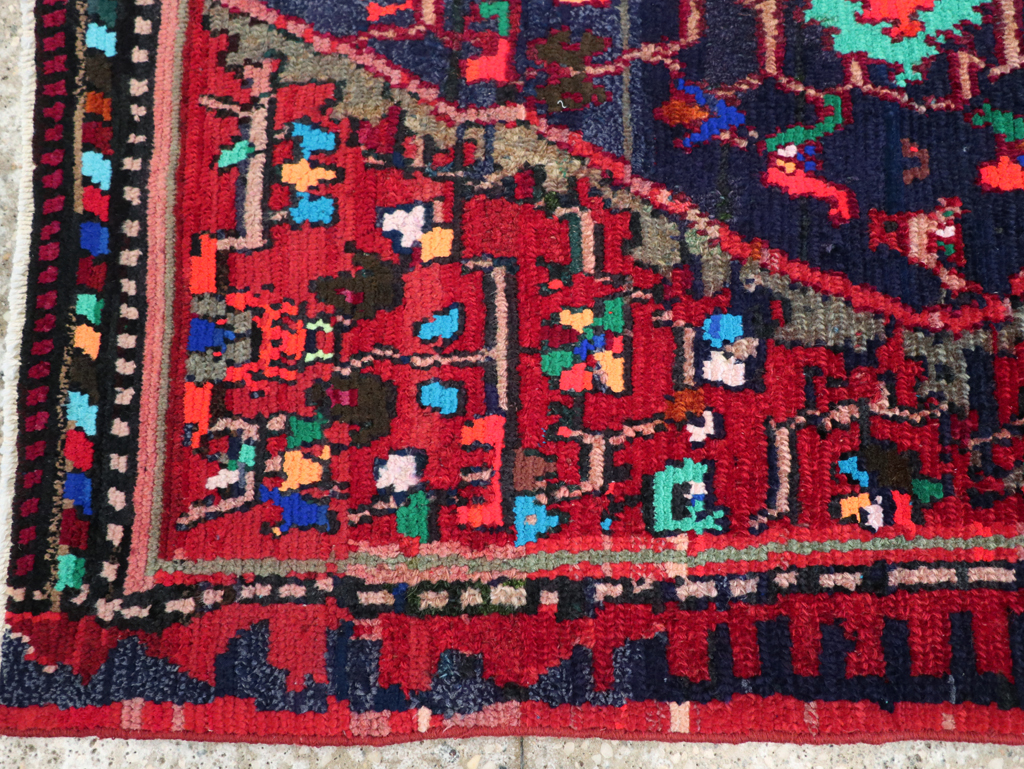 Vintage Persian Hamadan Rug, No.27375 - Galerie Shabab
