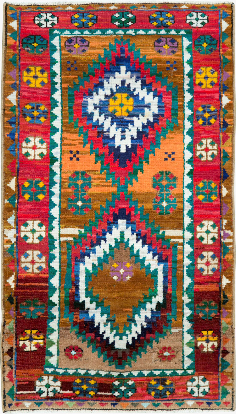 Vintage Persian Malayer Rug, No.27376 - Galerie Shabab