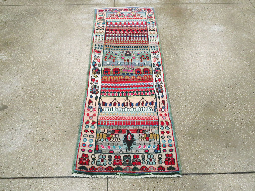 Vintage Persian Mahal Rug, No.27377 - Galerie Shabab