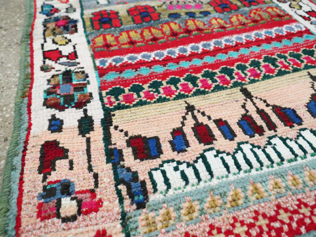 Vintage Persian Mahal Rug, No.27377 - Galerie Shabab