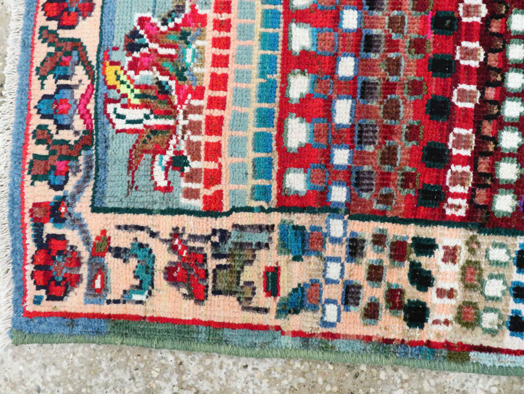 Vintage Persian Mahal Rug, No.27377 - Galerie Shabab