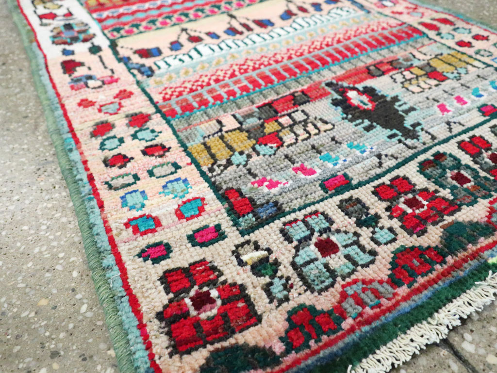 Vintage Persian Mahal Rug, No.27377 - Galerie Shabab