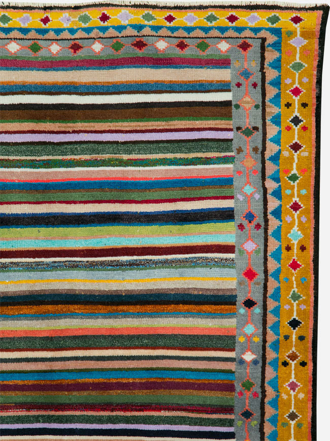 Vintage Persian Hamadan Rug, No.27379 - Galerie Shabab