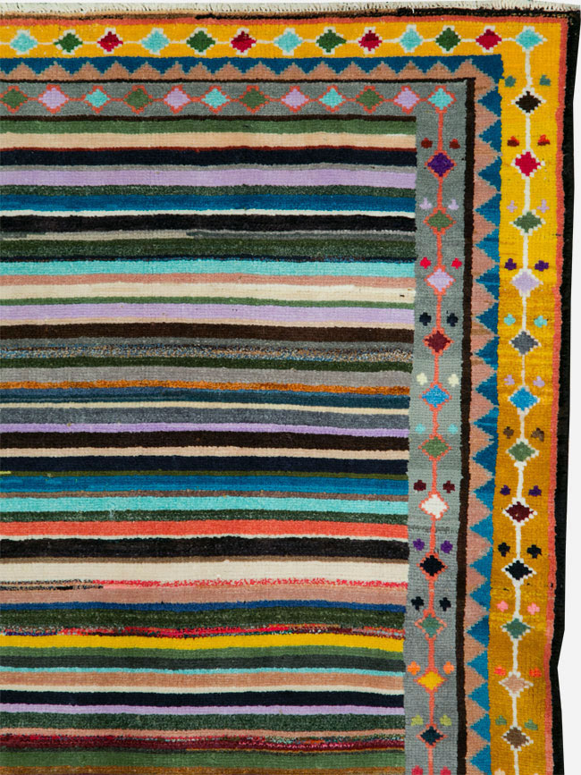 Vintage Persian Hamadan Rug, No.27379 - Galerie Shabab