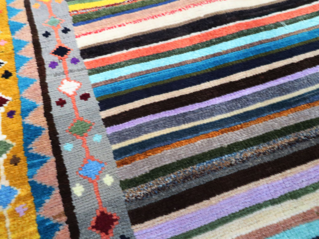 Vintage Persian Hamadan Rug, No.27379 - Galerie Shabab