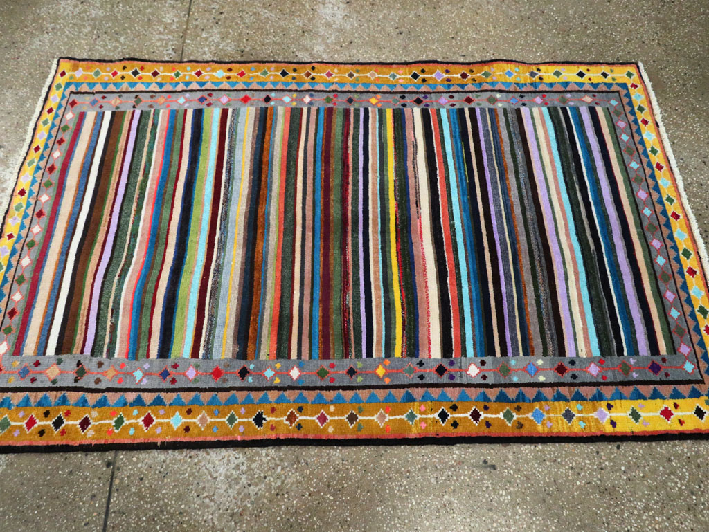 Vintage Persian Hamadan Rug, No.27379 - Galerie Shabab