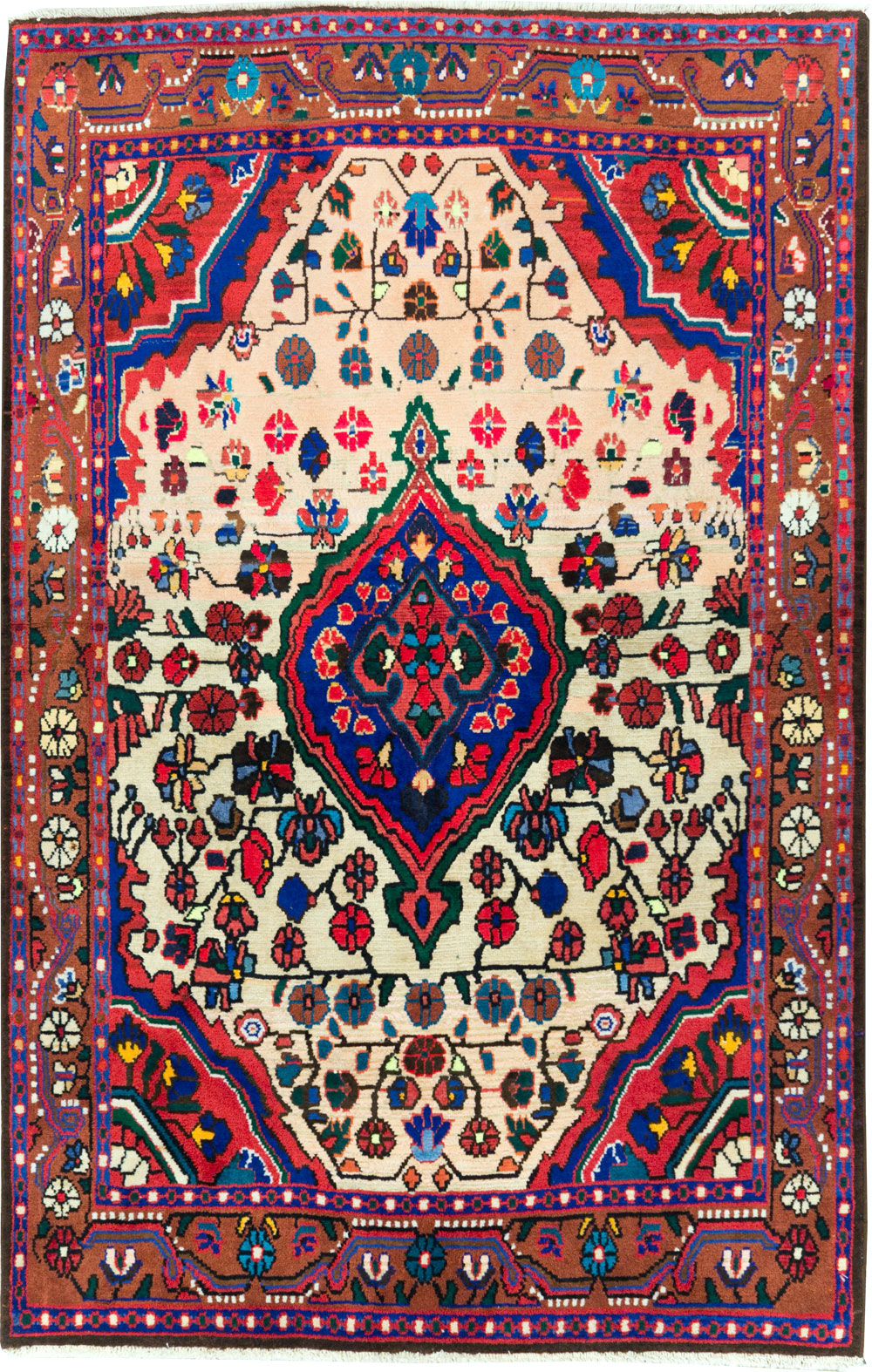 Vintage Persian Malayer Rug, No.27380 - Galerie Shabab