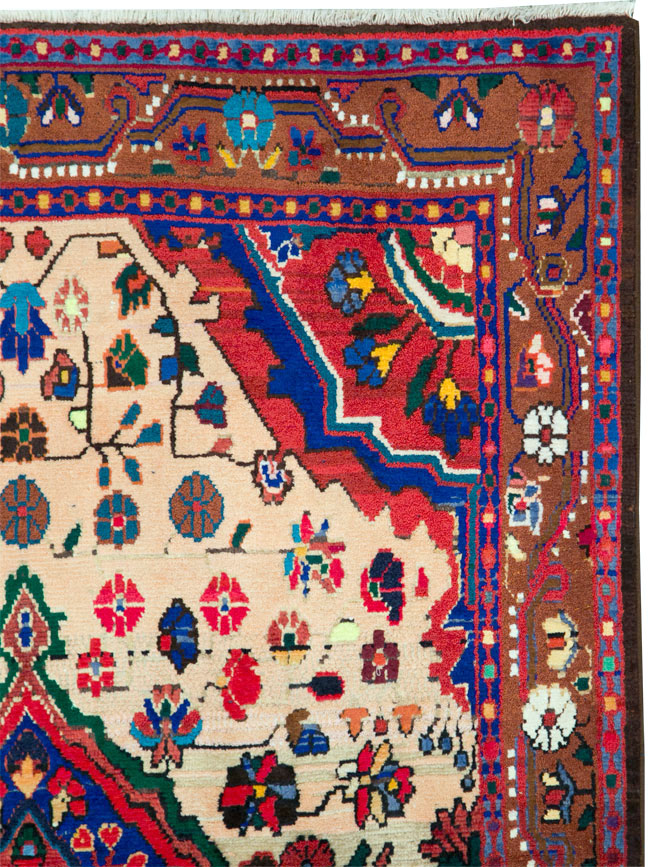 Vintage Persian Malayer Rug, No.27380 - Galerie Shabab