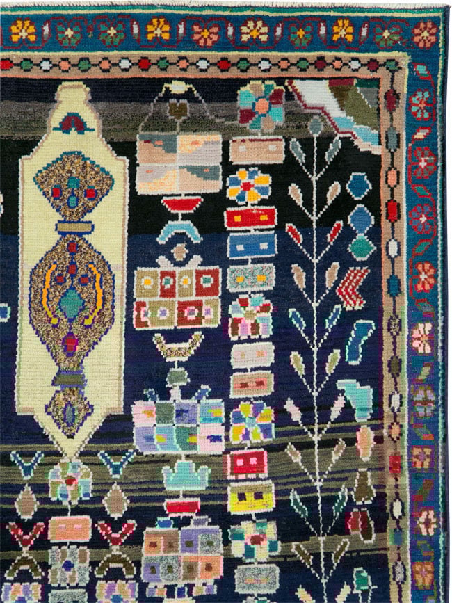 Vintage Persian Malayer Rug, No.27382 - Galerie Shabab