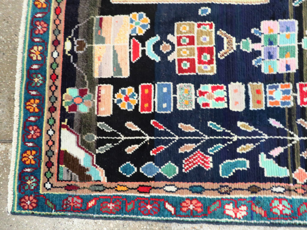 Vintage Persian Malayer Rug, No.27382 - Galerie Shabab