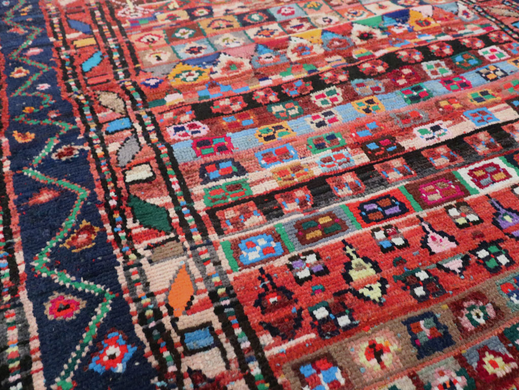 Vintage Persian Hamadan Rug, No.27383 - Galerie Shabab
