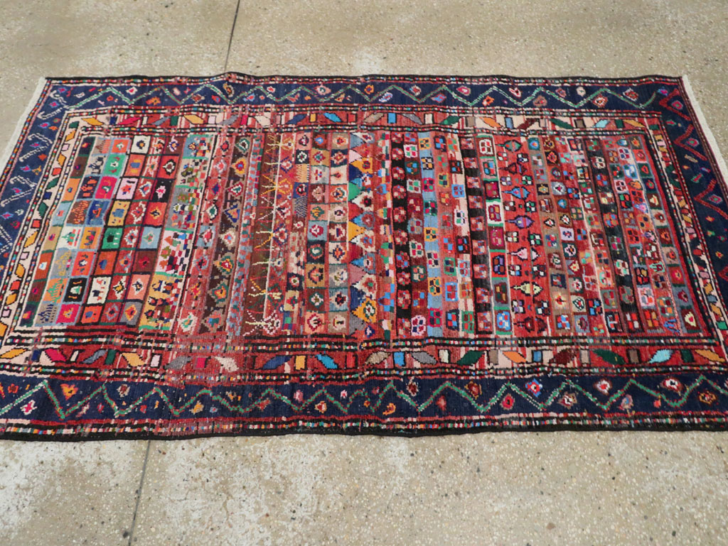 Vintage Persian Hamadan Rug, No.27383 - Galerie Shabab