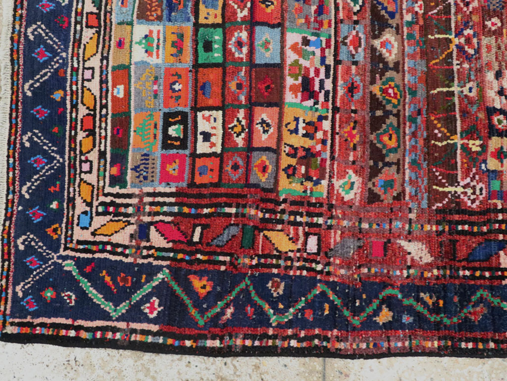 Vintage Persian Hamadan Rug, No.27383 - Galerie Shabab
