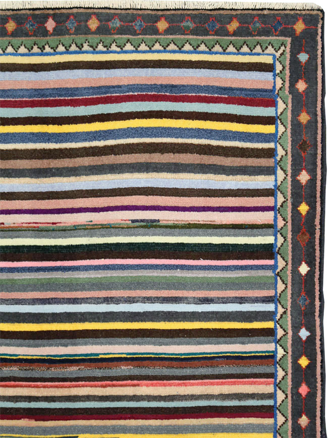 Vintage Persian Kashan Rug, No.27384 - Galerie Shabab